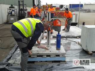 Correct setting up is critical for large core drilling
            jobs